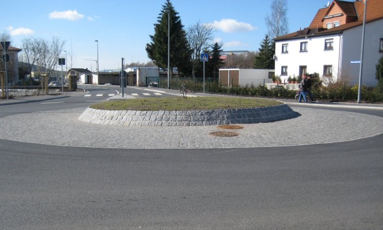 Ausbau des Kreuzungsbereiches Oberlinder Straße / Mittlere Motsch in Sonneberg